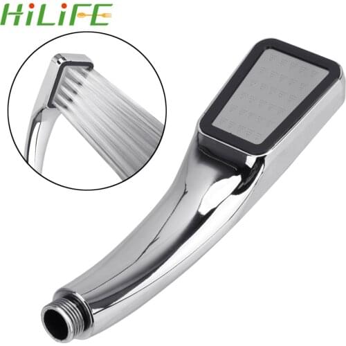 HILIFE Rainfall Shower Head Rotating High Pressure Water Saving Handheld Spray Nozzle 300 Holes Water Saving Filter