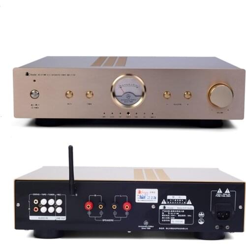 Latest 211MK Integrated hifi amplifier, fever audio, high fidelity home with Bluetooth,110W*2(8Ω )/220V 50Hz/ power amplifier