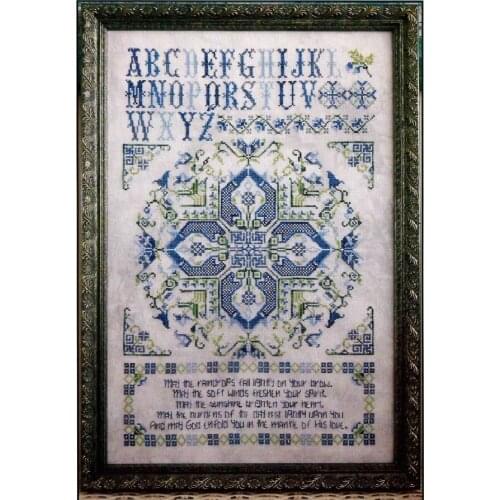 Puzzle Mandala Leeds Garden 40-58 Cross Stitch Set Cross-stitch Kit Embroidery Needlework Craft Packages Fabric Floss