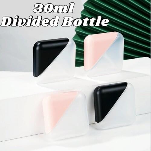 30ml Divided Bottle Travel Portable Spray Bottles Sub-bottling Plastic Square Card Perfumes Bottle Alcohol Spray Bottle Lotion