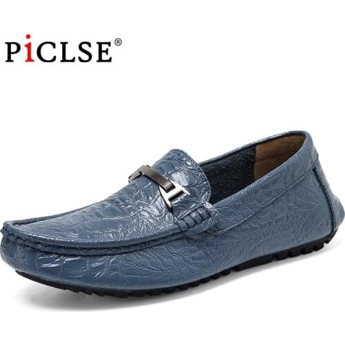 Plus Size 48 Cow Leather shoes Men Loafers Soft Moccasins Men Driving Shoes Comfortable Casual Men shoes zapatos hombre
