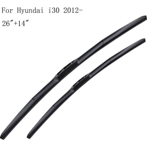 Two Boxes Packing For Hyundai I30 2012- Factory Wholesale Front Window Windshield Windscreen Wiper Blade