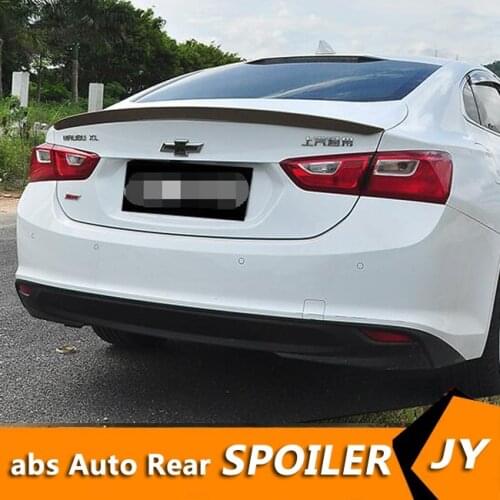 For Chevrolet Malibu XL Spoiler 2017 Malibu XL spoiler High Quality ABS Material Car Rear Wing Primer Color Rear Spoiler