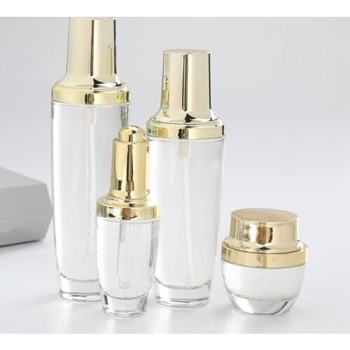 20g 30g 50g 20ml 30ml 50ml Cosmetic Containers Bottles Glass Spray Lotion Pump Packaging Refillable Bottle Cream Jar 100ml 120ml