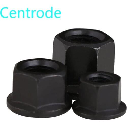 High flange nut with pad height nut/pressure plate nut/hexadecimal flange thickening nut M10-M30 2PCS