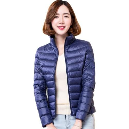 Shanghai Story Abrigo Mujer Invierno 90% White Duck Down Ultra Light Down Jacket Women Winterjas Dames