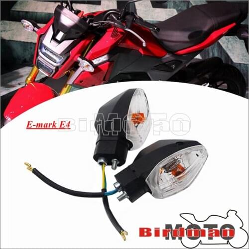 1pair Motorbikes Blinker Bulb Turn Signal Lights Indicator Lamp Amber Flashers For Honda Grom MSX 125 2017 2018 2019 2020