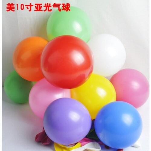 100pcs inflatable balloons ball Party Latex Inflatable Balloons Outdoor Kid Children 10inch Air Ball Happy Birthday Wedding