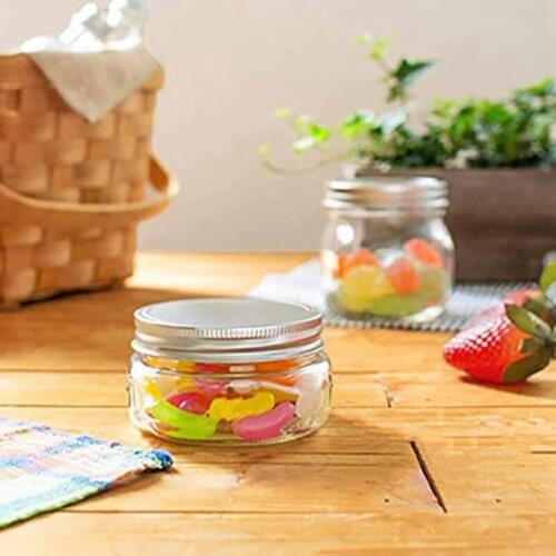 12Pcs 4-Ounce Canned Jelly Jars with Regular Lids Perfect for Jam Honey Wedding Gifts Bath Gifts Baby Food