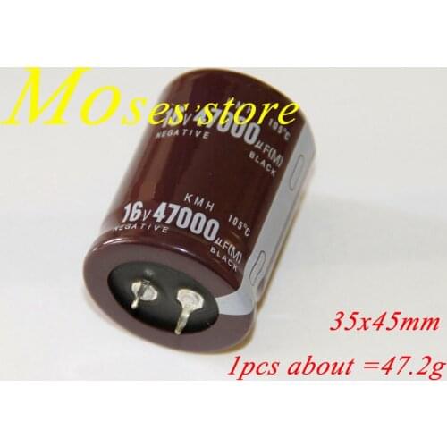 16v 47000uf Capacitance +/- 20% Capacitors Electrolytic Capacitor Radial 35x45mm