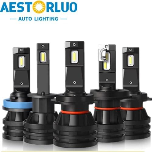 2pcs Error Free M2 Car Lights H7 16000LM H11 LED Lamp Car Headlight Bulbs Turbo LED Bulbs H4 H1 H8 9005 9006 HB3 HB4 For Car