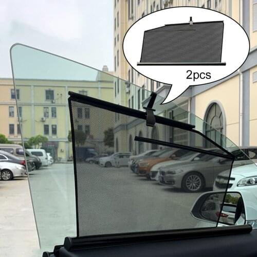 2Pcs Side Window Sunshade Cover for Tesla Model S, Easy to Install, Easy to Remove