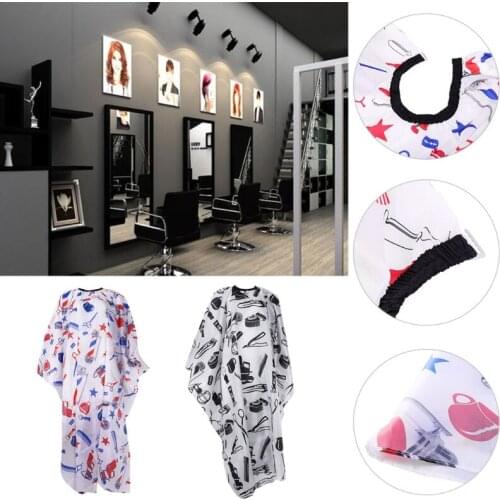 2021 New Professional Barber Cape Haircutting Salon Print Apron Waterproof Anti-static