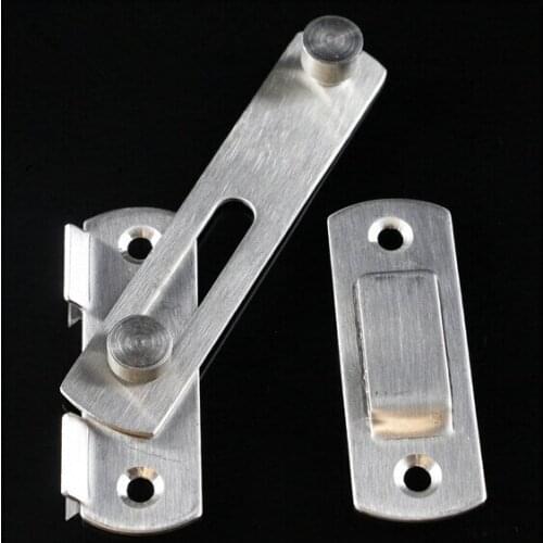 304 Stainless Steel Surface Mounted Door Bolt / Door Lock / Latch 5pcs