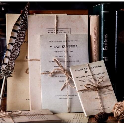 50 Sheets/pack Night Reading Series Creative Memo Pad Journal DIY Decoration Base Material Paper Collage Scrapbook Stationery