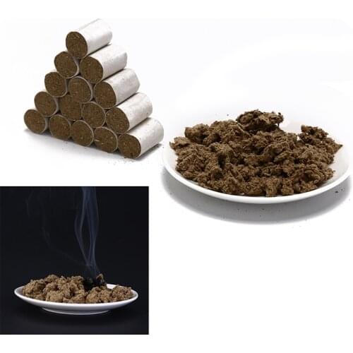 54pcs 27x18mm Three years pure moxa moxibustion for Acupuncture Moxibution Mild TherapyMoxa Roll Moxa Stick Bar Moxa Cone