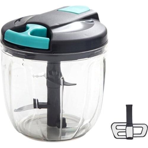 Household 900ML Garlic Masher Vegetable Cutter Childrens Food Supplement Machine Portable Meat Grinder Vegetable Chopper