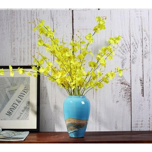 YILUNXI Home Furnishing Decoration Vase Three-piece Set Living Room Chinese Creative Artwork Wine Cabinet Decoration