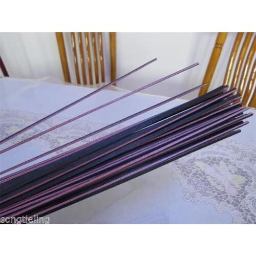100pcs wood strip,decorative rib material of maple black-red--white color #6