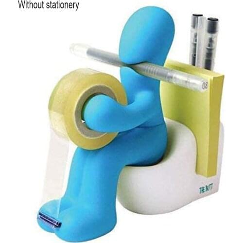 Tape Dispenser and Supply Station Funny Accessory for Office Home or School Creative Adhesive Tape Holder Cool