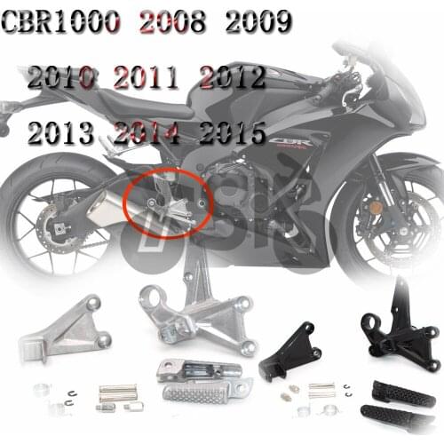 For HONDA CBR 1000 RR CBR1000RR 2008 2009 2010 2011 2012 2013 2014 2015 Front Footrest Peg Bracket