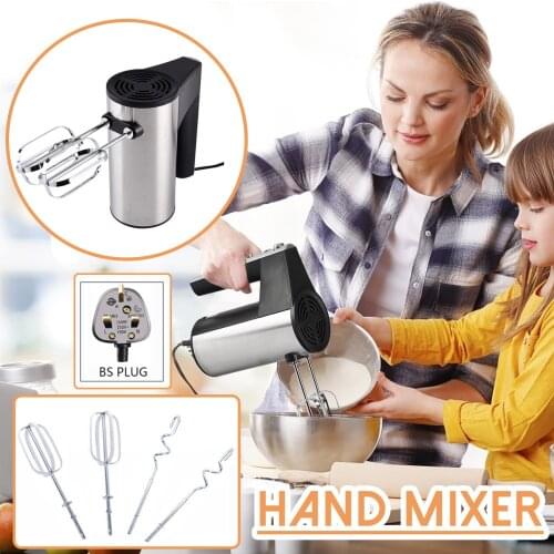 Electric Mixers 5-speed 300w Electric Hand Mixer Handheld Kitchen Dough Blender With 2 Egg Beaters And Dough Hooks 220-240v#db4