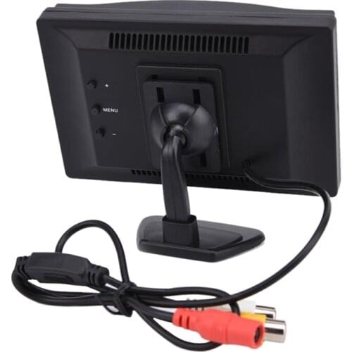 High resolution 5 inch TFT LCD Car Color HD Sucker Monitor Reverse Camera Car Security Monitor for Reverse Backup Parking Camera