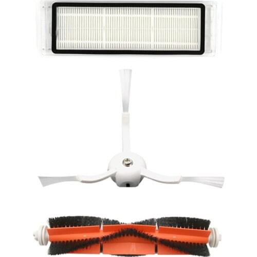Main Brush With Hepa Filter And Side Brush Kits For Xiaomi 1s/roborock T65 S6 Robot Vacuum Cleaner Replacement Accessories#dg4