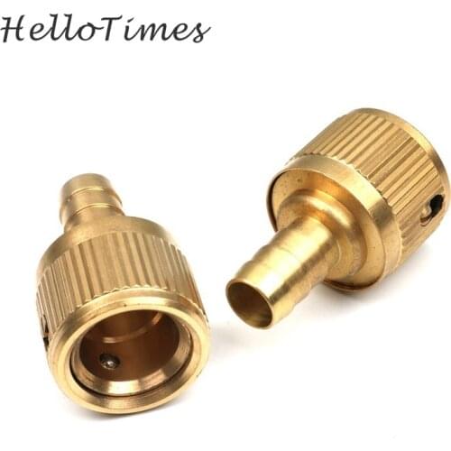 1pc brass quick connector 12mm hose connector 1/2 inch 16mm quick coupling garden irrigation faucet adapter