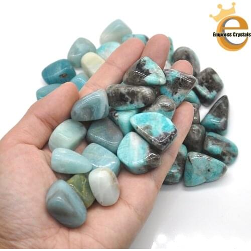 Natural Amazonite Crystal Tumbled Bulk Healing Mineral Specime Gemstones Gem Raw Aquarium Decoration