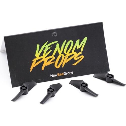 NewBeeDrone Venom V2 Propeller Super Durable Whoop 31mm Blade 0.8mm Brushed 1mm Brushless Motor for FPV Racing Drone Frame Kit