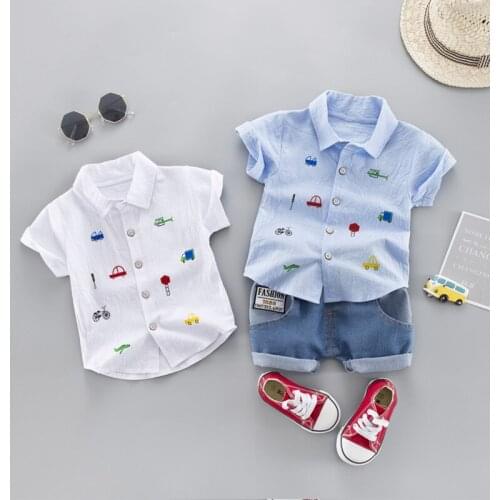 Baby Boys Clothes 2020 Summer Cartoon Outfit Newborn Clothes Casual Tracksuit Children Suit For Baby Girls Clothes Sets Clothes
