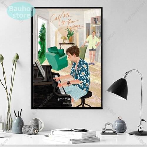 Call Me Your Name Movie Posters and Prints Wall Art Decoration Canvas Painting Kids Room Home art deco Art Poster