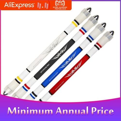 Smooth Surface Ant-slip Anti-drop Spinning Rotation Pen With 0.5 Pen Head For Fluent Writing