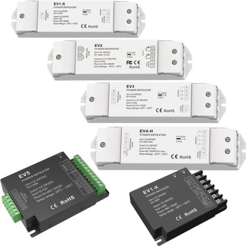 Power Repeater For LED Controller 12V~24V LED Strip Lights DIM CCT RGB RGBW