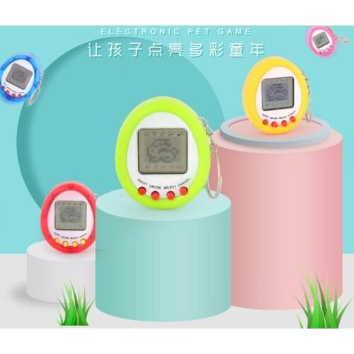 Tamagotchi Gift Keyring Pets Toys Gift Christmas Funny 90S Nostalgic 49 Pets in One Virtual Cyber Pet Toy Electronic Educational