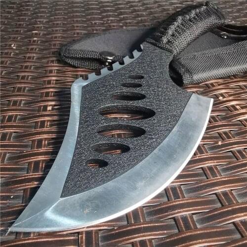 CS Sharp Tomahawk Axes Hatchet Camping Hand Fire Axe Boning Knife Chopping Meat Bones for Outdoor Survival Camping and EDC
