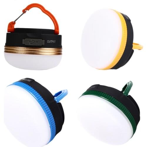 Waterproof Rechargeable Camping Tent Lamp Hanging Lights Camp Flashlight Lantern Car Repair Inspection Lighting