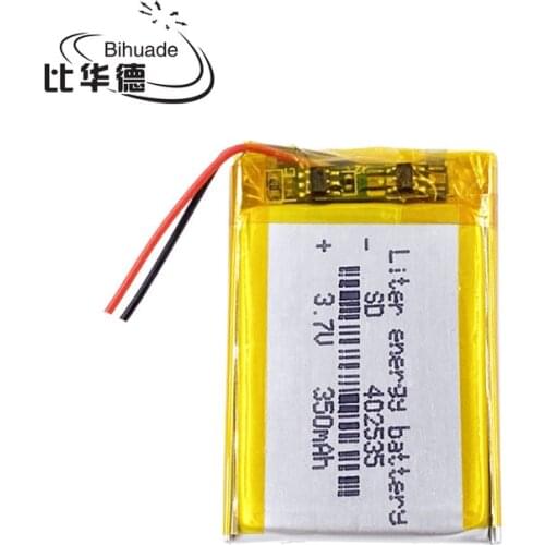 10pcs [SD] 3.7V,310mAH,[402535] Polymer lithium ion / Li-ion battery for TOY,POWER BANK,GPS,mp3,mp4,cell phone,speaker