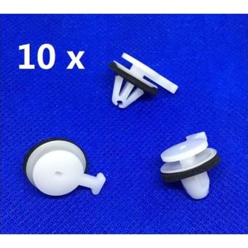 10x FOR Land Rover Windscreen Pillar Trim Clips LR053837 Fits 9mm Hole