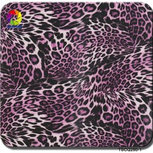 Free shipping 0.5mX2m/10m leopard patern patern TSCQ280-1 water transfer printing hydro dipping film