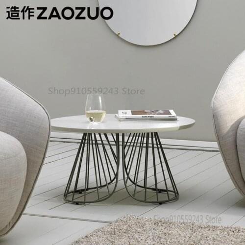 Butterfly Side Table Simple Small Coffee Table Modern Living Room Bedroom Sofa Side Table