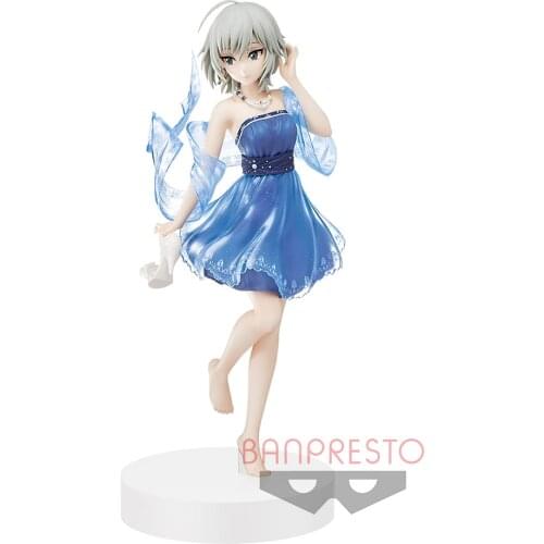 Tronzo Original Banpresto THE IDOL MASTER Cinderella Girls Anastasia Anya Starry Bride Shining Materials PVC Action Figure Toys