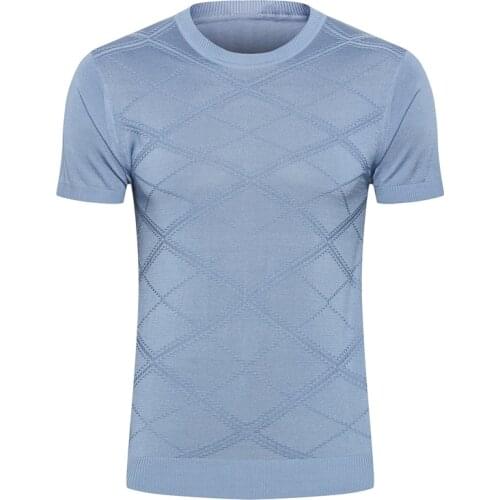 BILLIONAIRE T shirt men silk 2019 new Fashion casual O-neck Breathable comfort high quality Short sleeve M-5XL free shipping