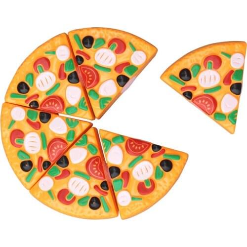 Play kitchen toys Children Play Kitchen Toys Toy And See Simulation Cut The Pizza Joy Unisex Finished Goods Plastic Food 2020