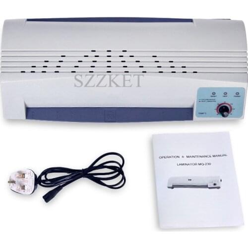 Document photo Glue machine Adjustable temperature Sealing machine Household A4 laminating machine Cold and hot plastic