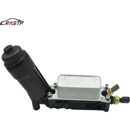 RS -Engine Oil Cooler Filter Housing Adapter gaskets Kit 5184294AE For 11-13 Chrysler 200/300 Dodge Journey Jeep Ram 3.6L OCC058