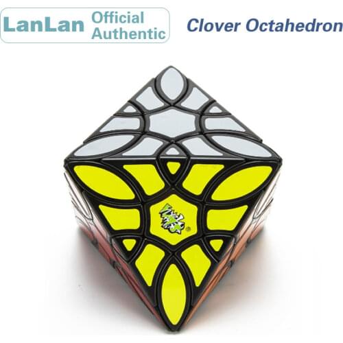 LanLan Clover Octahedron Magic Cube Professional Neo Speed Puzzle Brain Teasers Antistress Educational Toys For Children
