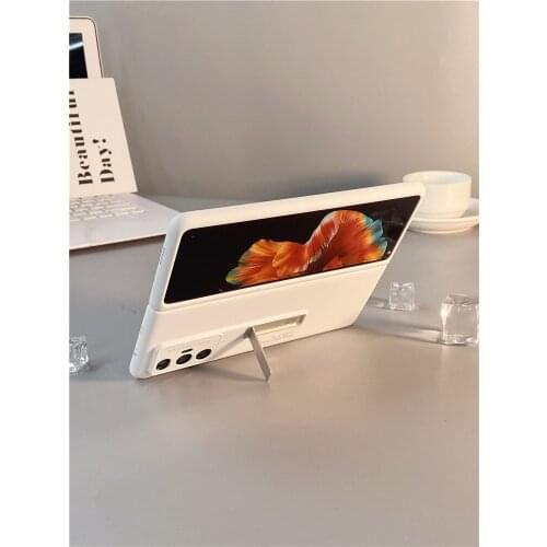 For Xiaomi mixfold frosted bracket integrated phone case all inclusive protective cover hanging rope simple tide brand mix4