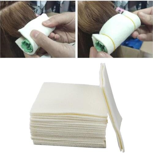 Set of 20 Salon Hair Perming Cotton Pad Barber Curl Wave Crimp Styling Tools